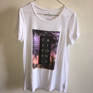 California palm tree tshirt